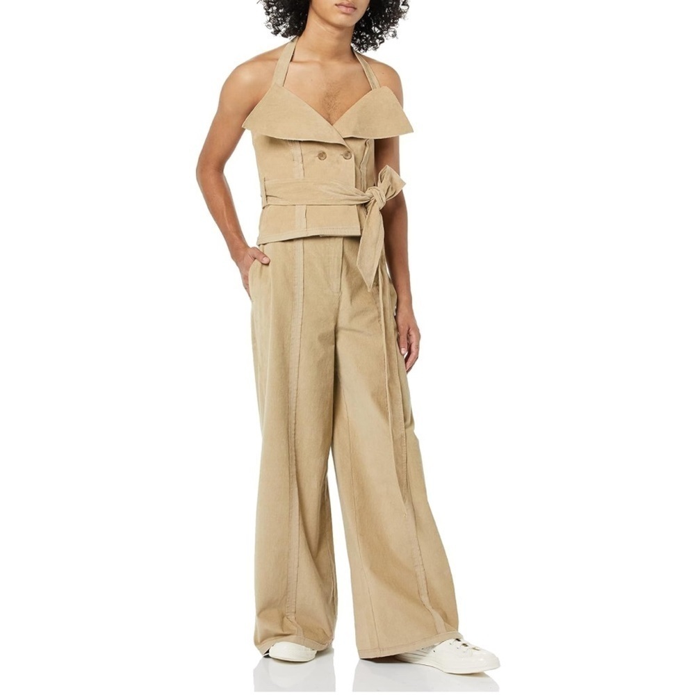 Making the Cut Deconstructed Strapless Corset halter Top size XXS corduroy - Picture 5 of 14